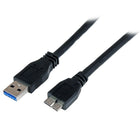 StarTech ® Câble USB 3.0 A vers Micro B certifié ultra haute vitesse, M/M, 1 m (3 pi)-Certifié et éprouvé USB-IF, pour une connectivité et un rendement fiables