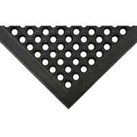 Zenith Safety - Tapis de drainage, 3 x 5 pi, noir (SFQ525)-Largeur : 3 pi