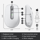 Logitech MX Anywhere 3 pour Mac, gris clair-La personnalisation spécifique à l’application accélère le flux de travail