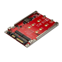 StarTech ® Adaptateur pour deux disques SSD M.2 vers SATA dans baie de 2,5 po (S322M225R)-Installation de deux lecteurs SSD M.2 sur une baie unique de 2,5 po