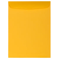 JAM Paper Enveloppes avec ouverture à lâ€™extrémité, 9 x 12 po, jaune tournesol, 100/pqt (212816063f)-9 x 12 po