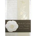 Rosedale Gold – Cartes de sympathie et enveloppes, 5 1/2 x 8 po, 6/paquet (19945)-Imprimé sur du papier cartonné non couché de haute qualité