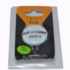 Northern Stars – Ampoule DEL 80301, G4 2 W, blanc, paquet de 2-DEL G4 à deux broches de 12 V 2 W, blanc chaleureux