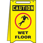Fold-Ups - Enseigne pliable Caution Wet Floor, SEA520-Puce1