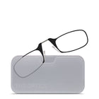 ThinOptics 2.5 Noir Lecteur avec Pod Blanc Universel - Noir-Le produit comprend les lunettes de lecture ThinOptics et l'étui universel avec un adhésif sans résidu à coller sur votre téléphone / étui ou toute autre surface dure et plate