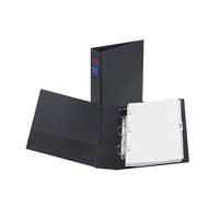 Avery® – Reliure de présentation durable à anneaux ronds, format légal, 2 po, noir-La construction solide est idéale pour des consultations fréquentes