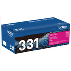 Brother - Cartouche de toner magenta TN331 rendement standard-Équilibrée avec précision pour une répartition uniforme et constante du toner sur la feuille