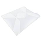 JAM Paper  - Porte-document format lettre avec rabat à insertion, 9 1/2 x 11 7/8 x 1/4 po, transparent givré, paquet de 2-Dimensions : 9 1/2 x 11 7/8 x 1/4 po lettre