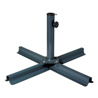CorLiving™ – Support pour parasol gris PPU-900-U-Cadre en acier gris robuste