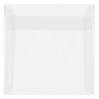 JAM Paper Enveloppes carrées translucides de 8 po, ton clair, 50/paquet-Enveloppes en papier translucide clair