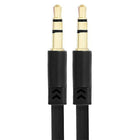 Exian - Câble auxiliaire plat, 1 m, noir-Les câbles micro USB sont utilisées pour toutes sortes d’appareils.