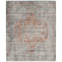 ECARPETGALLERY - Tapis Bahama Heriz Bleu 6'7" x 10'6"-6 pi 7 po x 10 pi 6 po