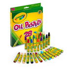 Pastels à l'huile Crayola 28 couleurs, paquet de 168-La forme hexagonale anti-roulis maintient ces outils d'art sur les tables et les bureaux