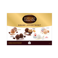 Ferrero - Grand assortiment de collection - Paquet de 24-Une sélection raffinée de recettes Ferrero indulgentes pour une variété unique de saveurs et de textures