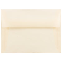 JAM Paper Enveloppes translucides A6, ocre printanier, 250/paquet-Enveloppe en papier translucide ocre printanier