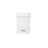 Gry Mattr - Boîte de classement pour dossiers suspendus de 7,25 x 13,75 x 10,6 po - blanche-Carton blanc