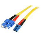 StarTech ® Câble de raccordement à fibre optique duplex monomode LC-SC 10m-Convient aux installations aux codes de construction restrictifs, cote LSZH