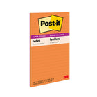 Feuillets super collants Post-it − 5 x 8 po − collection Coup de pouce, lignés, 90 feuillets, paquet de 2-Les feuillets super collants Post-it se collent et se recollent pour que vos pensées soient remarquées