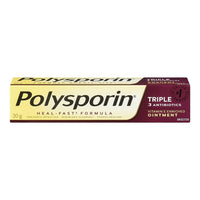 Polysporin - Onguent antibiotique triple, 30 g-Des études ont démontré que l'utilisation de l'onguent antibiotique POLYSPORIN TRIPLE avec un pansement stérile aide les plaies mineures à guérir quatre jours plus rapidement qu'avec un pansement seul