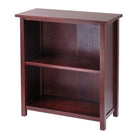 Winsome – Étagère de rangement Milan ou bibliothèque à 3 niveaux, moyen, noyer antique-Cette étagère spacieuse est idéale pour y placer vos trésors ou vos livres