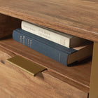 Sauder 47"W La Collection International Lux Bureau - Finition Sindoori Mango-  Fini sur toutes les faces pour un placement polyvalent dans n'importe quelle pièce de votre maison