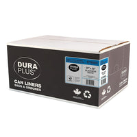 DuraPlus - Sacs à ordures - LLDPE - 35 po x 50 po - XX Fort - Noir - Paquet de 100 -Résistance : XX-Fort