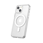 TUFF8 - Étui MAG pour iPhone 13 - Transparent-Compatible avec les accessoires MagSafe et Wireless Charging.