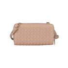Portefeuille pour Téléphone à Bandoulière Tissé de Blocage d'Ellie Karla Hanson RFID, Taupe -Intérieure 1 poche zippée