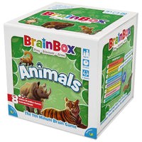 The Green Board Games - Brainbox - Animaux-Jeu individuel et en groupe : BrainBox est une ligne de jeu fantastique pour les individus et les groupes. C'est un article parfait à utiliser à la maison et en classe