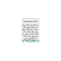 Pacon - Carnet d’écriture D-Nealian, 32 x 24 po, blanc (PAC74740)-Le carnet d’écriture cursive contient 25 feuilles et est parfait pour améliorer les compétences de base d’écriture manuscrite
