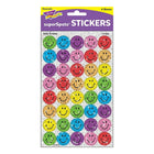 Trend Enterprises superSpots Sparkle Smiles Chart Seals, Silly Assorted Pack, 960 Pack-Sans acide, non toxique et sans danger pour les photos.