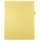 Markmaker - 25 tabs/PQT,5 PQT/Boite, Intercalaires imprimes Legal, Chamois, 1/15th coupe| format lettre, sans trous, Numero 155-Intercalaires imprimes Legal