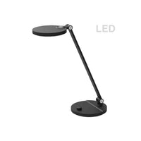 Dainolite - Lampe de table moderne Prescott, fini noir mat, 8 W-Intensité variable
