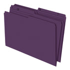 Staples – Chemises de classement de couleur, format légal, 8 1/2 x 14 po, violet, paquet de 100-Créez des codes couleur pour un accès facile à vos dossiers