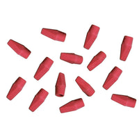 Charles Leonard - Gomme à effacer pour embout, format économique, rose, 864/pqt (CHL71541)-La gomme à effacer en forme de coin remplace la gomme à effacer usée sur un crayon de format standard