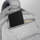 High Sierra - Sac à Dos Swoop - Argent Bruyère-Poche rembourrée avec hamac pour ordinateur portable