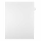 Mark Maker – Onglets séparateurs juridiques blancs, 1/15 onglets, format lettre, sans trous, numéro 48, 25/paquet-Onglets séparateurs blancs, 1/15 onglets