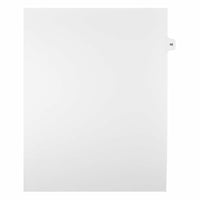Mark Maker – Onglets séparateurs juridiques blancs, 1/15 onglets, format lettre, sans trous, numéro 48, 25/paquet-Onglets séparateurs blancs, 1/15 onglets