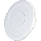 Couvercles Brute ronds, 16 dia. x 1 haut. (po), blanc, 1 lb, paq./5-Dimensions : 16 dia. x 1 haut. (po)