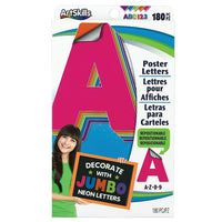 ArtSkills Le gèant Repositionnable Lettres pour Affiches-Lettres et chiffres au néon repositionnables