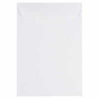  JAM Paper - Enveloppes pour catalogue à extrémité ouverte - 7 x 10 - blanc - paquet de 50-Couleur blanche
