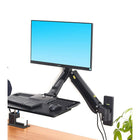 Support mural pour écran de 24-35 po avec port USB de North Bayou MC40B, Noir-75x75, 100x100 mm