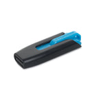 Verbatim - Store 'n' Go V3 Clé USB 3.2 Gen 1 64 Go - Rouge/Bleu - Paquet de 2-La protection antimicrobienne intégrée Microban aide à lutter contre la croissance des bactéries