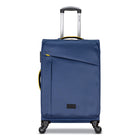 Club Rochelier - Ensemble de 3 bagages souples - Bleu marine et Jaune-Doublure 100% polyester