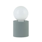 Dainolite - Lampe de table à incandescence moderne Tonya, 1 lumière, gris-Aucun assemblage requis