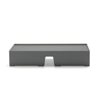 Poppin – Support de moniteur, gris foncé (105201)-Supporte en toute sécurité jusqu'à 60 lb pour s'adapter à la plupart des moniteurs