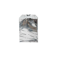 JAM Paper – Enveloppes avec fermeture auto-adhésive, 6 1/4 x 7 7/8 po, ouverture au bout, argent, paq./25 (1323281)-Argent