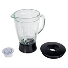 Total Chef - Mélangeur à comptoir à 6 vitesses avec contenant en verre - 6 tasses-Design contemporain noir et acier inoxydable