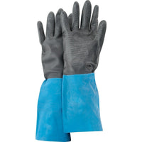 Showa Best Glove - Gants Chem Master Taille Moyen/8, 13po Lo, Latex De Caoutchouc/Néoprène, 26 Mils, paquet de 36-Style de poignet Droit