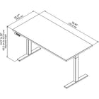 Bureau debout à hauteur réglable, 60x 30po-5
